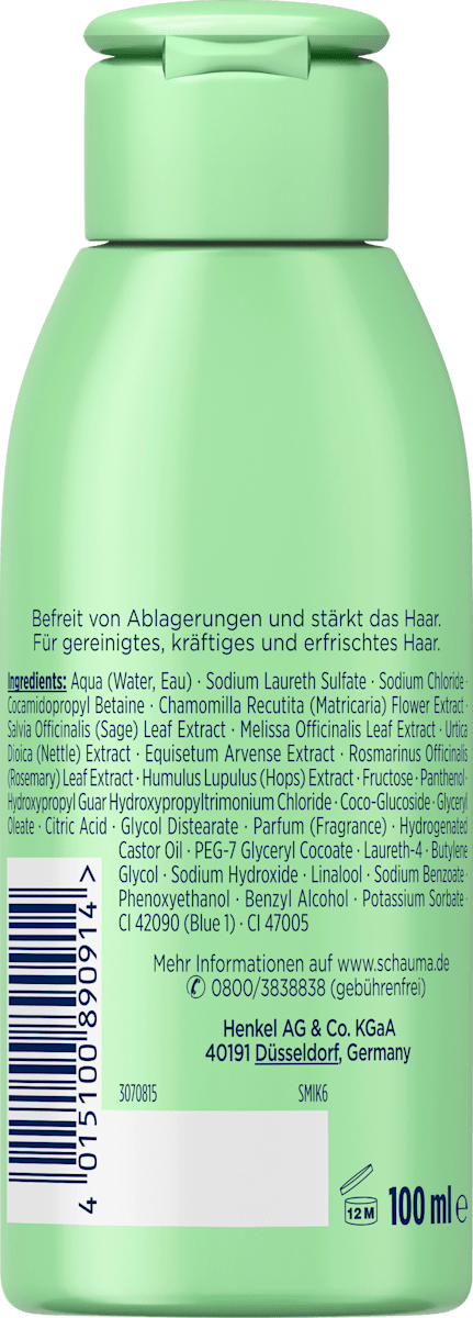Shampoo 7 Kräuter, Reisegröße, 100 ml