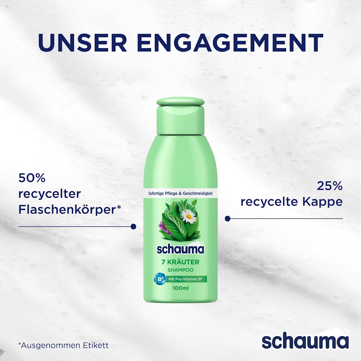 Shampoo 7 Kräuter, Reisegröße, 100 ml