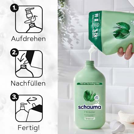 Shampoo 7 Kruiden, 750 ml