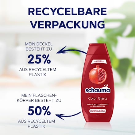 Shampoo Color Glanz, 400 ml schauma