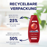 Shampoo Color Glanz, 400 ml schauma