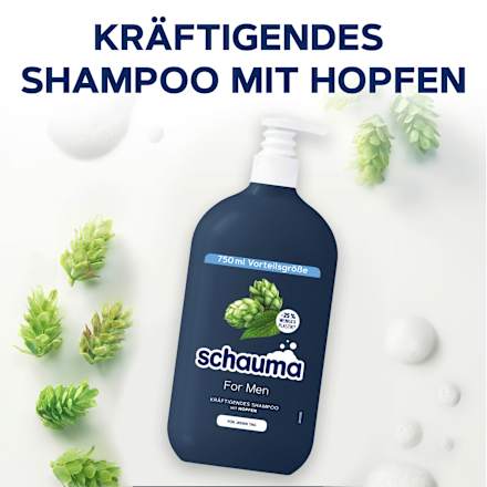 Shampoo voor mannen, 750 ml