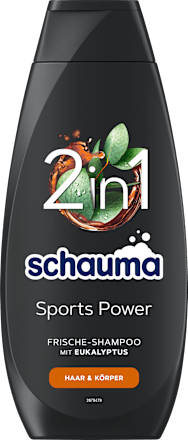 Shampoo Sport Power 2in1, 400 ml
