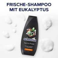 Shampoo Sport Power 2in1, 400 ml