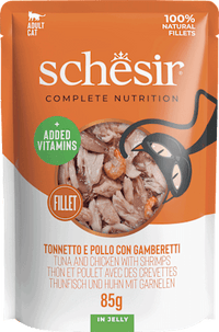 Nat kattenvoer met tonijn, kip &amp; garnalen, 85 g
