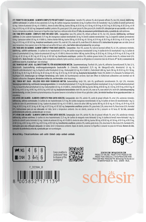 Nat kattenvoer met tonijn &amp; zalm in gelei, 85 g