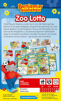 Kinderspiel Benjamin Blümchen Zoo Lotto, 1 St
