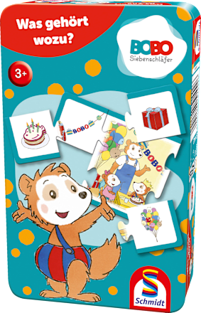 Kinderspiel Bobo Siebenschläfer, Was gehört wozu?, 1 St