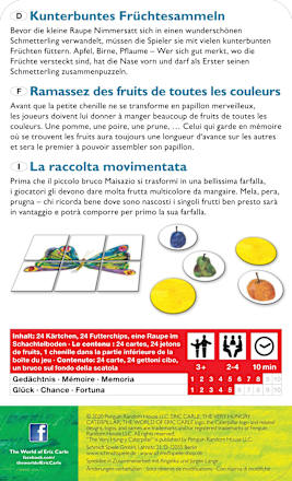 Kinderspiel Die kleine Raupe Nimmersatt, Kunterbuntes Früchtesammeln, 1 St