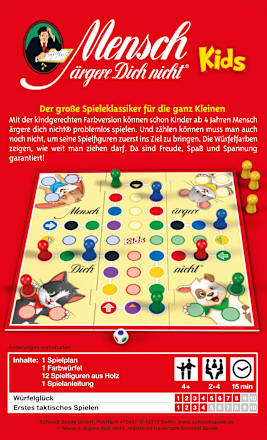 Kinderspiel Mensch ärgere Dich nicht Kids, 1 St