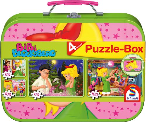 Puzzle-Box Bibi Blocksberg (4 Puzzles), 1 St