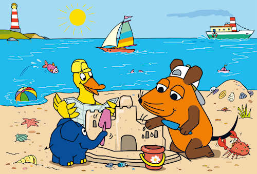 Puzzle Die Maus Gute Freunde (3x24 Teile), 1 St