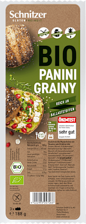 Aufbackbrötchen, Panini Grainy mit Ölsamen (3 Stück), 188 g