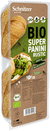 Aufbackbrötchen, Super Panini Rustic (2 Stück), 180 g