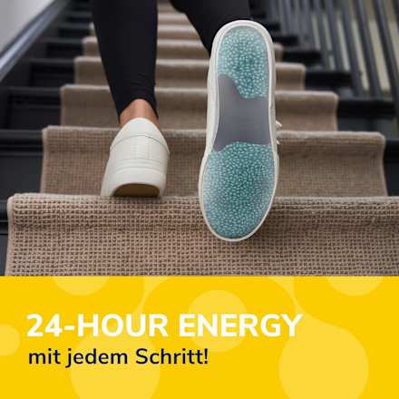24-uurs energie inlegzolen, maat 40-47,5 (1 paar), 2 stuks