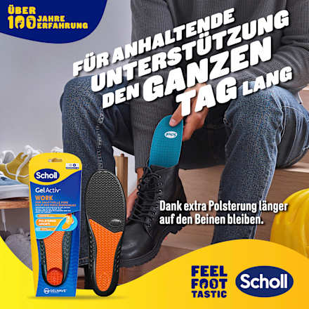 GelActiv Work inlegzolen maat 40 - 46,5 (1 paar), 2 stuks