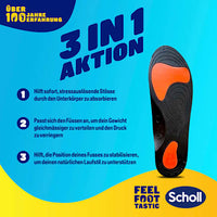 Einlegesohlen In-Balance, Gr. 40-42 (1 Paar), 2 St Scholl