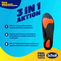 Einlegesohlen In-Balance, Gr. 42,5-45 (1 Paar), 2 St Scholl