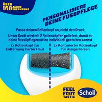 Elektrischer Hornhautentferner 'Expert Care' blau, 1 St Scholl