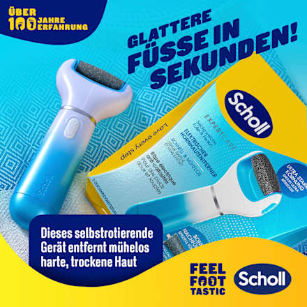 Elektrischer Hornhautentferner 'Expert Care' blau, 1 St Scholl