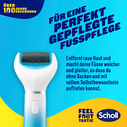 Elektrischer Hornhautentferner 'Expert Care' blau, 1 St Scholl