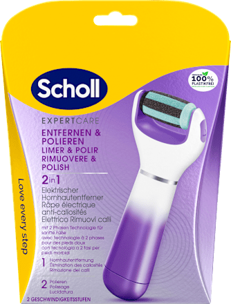 Elektrischer Hornhautentferner Expert Care lila, 1 St Scholl