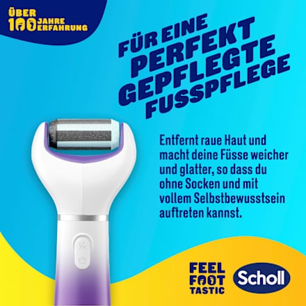 Elektrischer Hornhautentferner Expert Care lila, 1 St Scholl