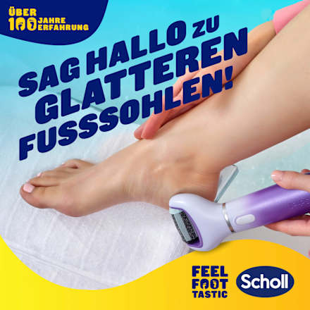 Elektrischer Hornhautentferner Expert Care lila, 1 St Scholl