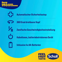Elektrischer Hornhautentferner Expert Care lila, 1 St Scholl