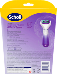 Elektrischer Hornhautentferner Expert Care lila, 1 St Scholl