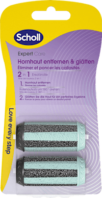 Ersatzrollen Hornhautentferner 2in1, 2 St Scholl