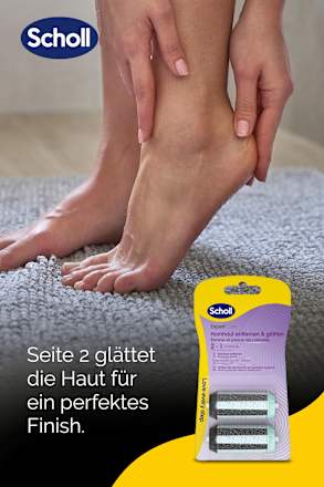 Ersatzrollen Hornhautentferner 2in1, 2 St Scholl