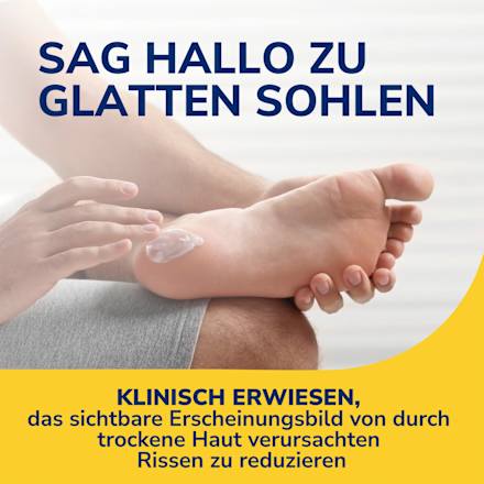 Voetcrème voor een gebarsten huid, actieve herstellende zalf met ureum en keratine, 60 ml