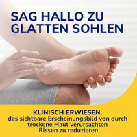 Voetcrème voor een gebarsten huid, actieve herstellende zalf met ureum en keratine, 60 ml