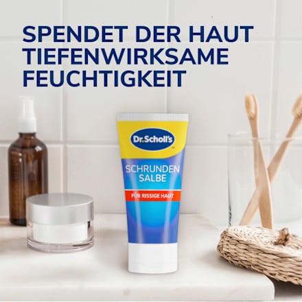 Voetcrème voor een gebarsten huid, actieve herstellende zalf met ureum en keratine, 60 ml