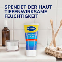 Voetcrème voor een gebarsten huid, actieve herstellende zalf met ureum en keratine, 60 ml