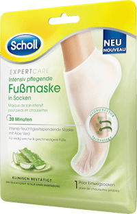 Voetmaskersokken met aloë vera (1 paar), 2 stuks