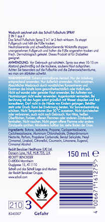 Voetbeschermingsspray 2-in-1, 150 ml
