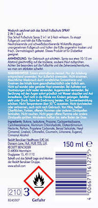 Voetbeschermingsspray 2-in-1, 150 ml