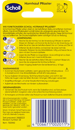 Eeltverwijderaar pleisters, 4 stuks