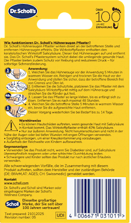 Hühneraugenpflaster, 4 St