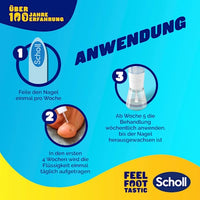 Nagelpilz Set 2in1, Feile & Tinktur, 3,8 ml Scholl
