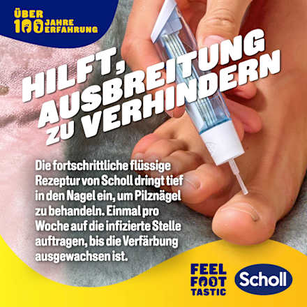 Nagelpilz Set 2in1, Feile & Tinktur, 3,8 ml Scholl