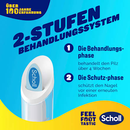 Nagelpilz Set 2in1, Feile & Tinktur, 3,8 ml Scholl
