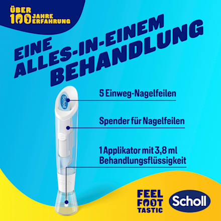 Nagelpilz Set 2in1, Feile & Tinktur, 3,8 ml Scholl