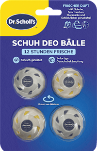 Schuh Deo Bälle, 4 St Scholl