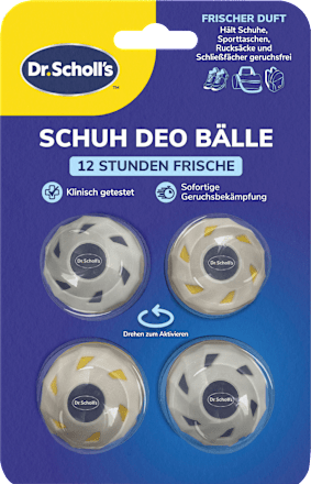 Schuh Deo Bälle, 4 St Scholl