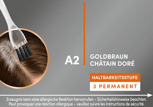 Ansatzset A2 Goldbraun, 1 St