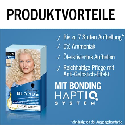 Haarverlichter Ultra L100 Ice Blonde, 1 st