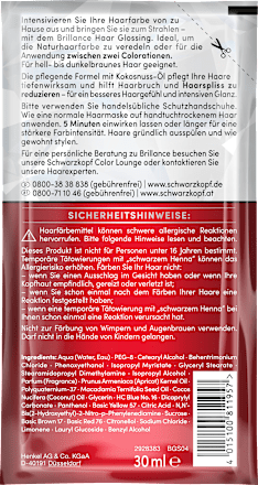 Farb-Glanzbehandlung Glossing Schoko-Braun, 30 ml Schwarzkopf Brillance